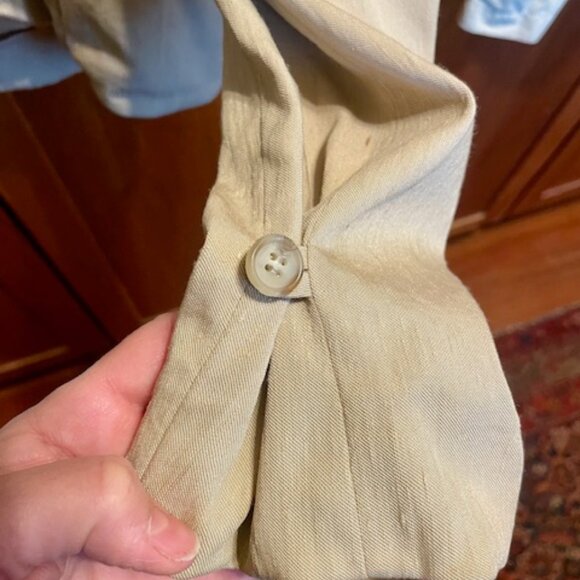 Vintage Dolce & Gabanna Beige Unstructured Blazer - Picture 3 of 6